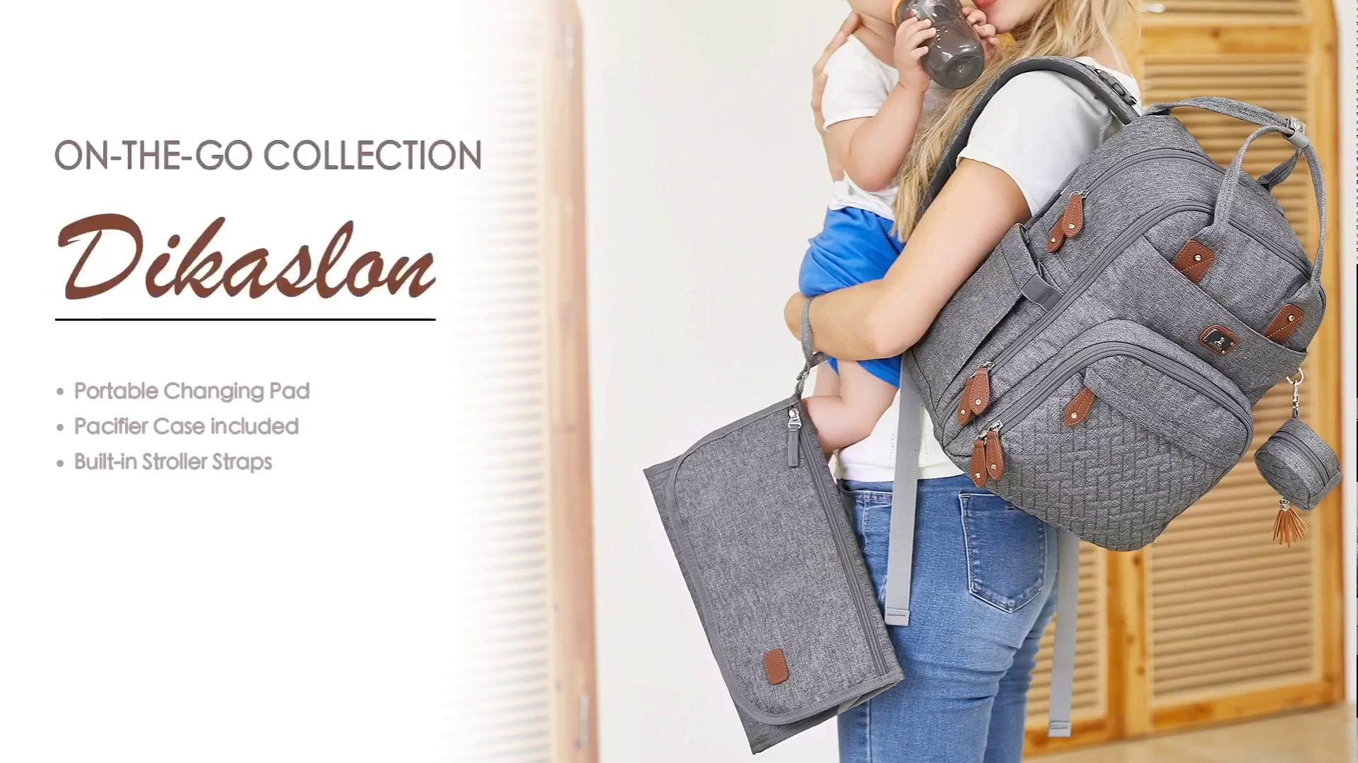 dikaslon diaper bolsa backpack